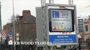 RH wood floors at the FM Show in the RDS