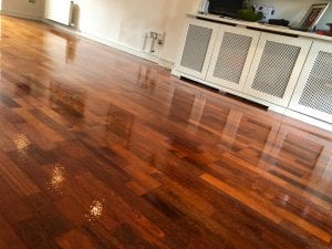 floor staining