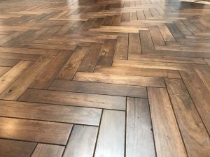 walnut parquet flooring