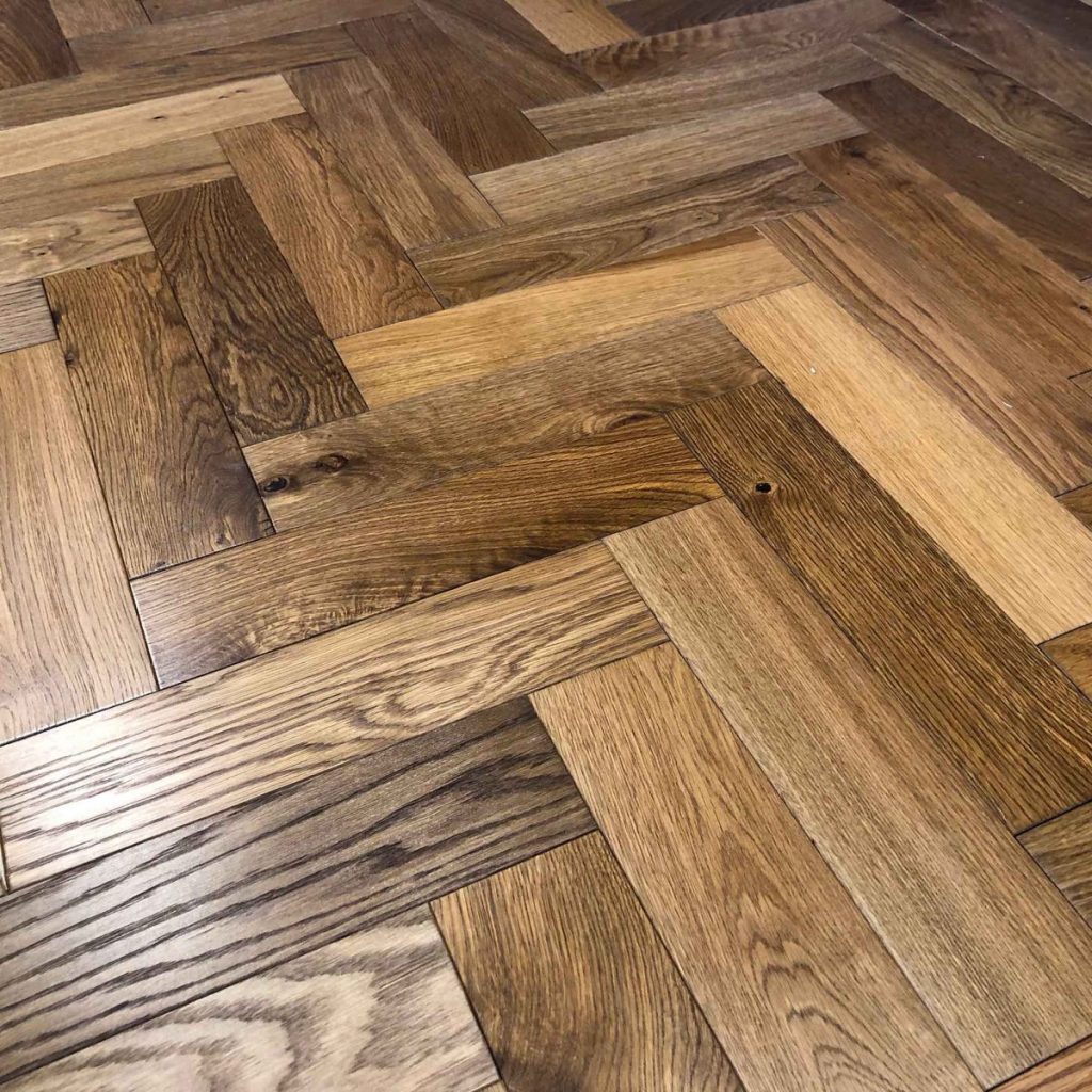 smoked oak wood floors