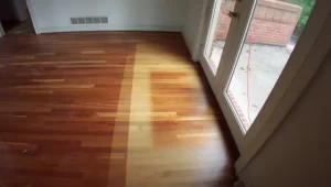 sun damaged floor
